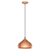 Eglo Lighting Indoor Pendants Hapton Copper Pendant Light 1Lt Lights-For-You 49449 9002759494490